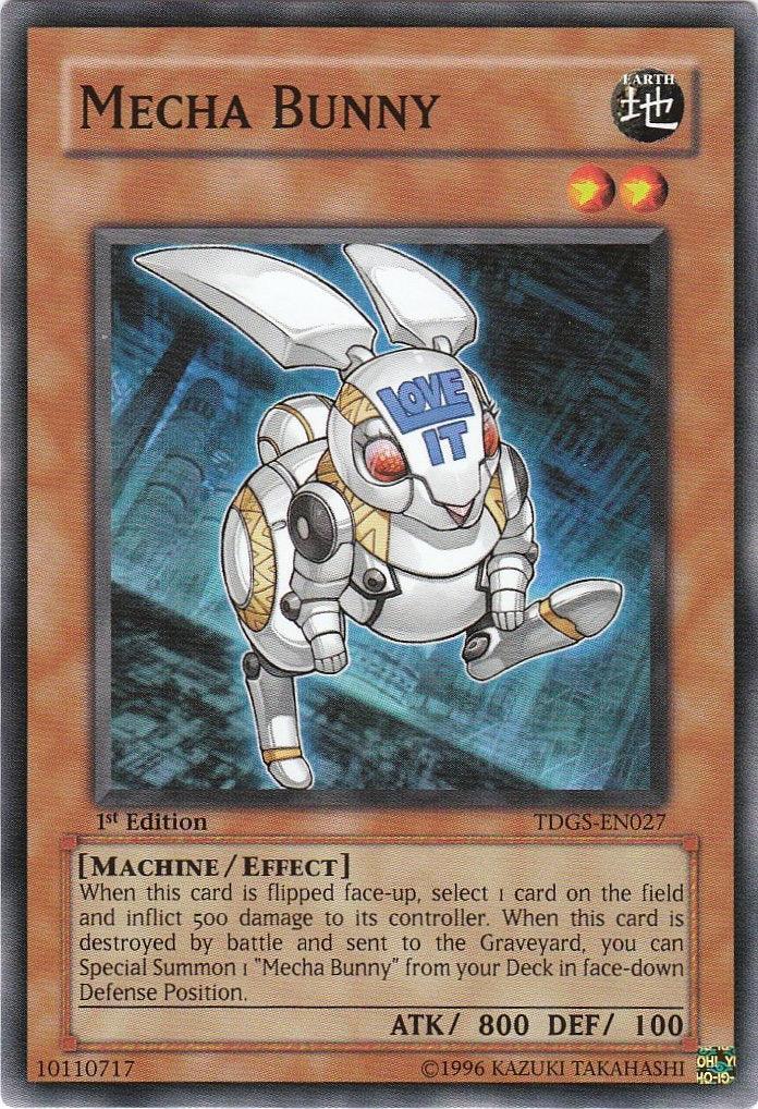 1st Edition, Common, Earth, Effect Monster, Machine, The Duelist Genesis, Unlimited Mecha Bunny [TDGS-EN027] Common - Trading Card World