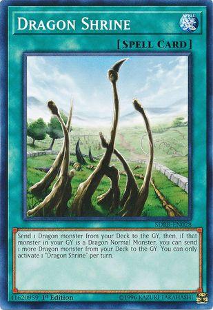 1st Edition, Common, Normal Spell, Spell, Structure Deck: Rokket Revolt Dragon Shrine [SDRR-EN028] Common - Trading Card World