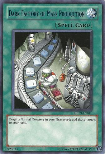 Duelist League Promo, Normal Spell, Rare, Spell, Unlimited Dark Factory of Mass Production (Blue) [DL13-EN015] Rare - Trading Card World