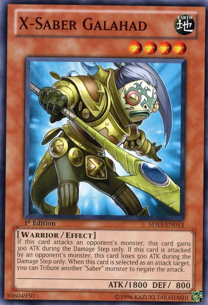 1st Edition, Common, Earth, Effect Monster, Starter Deck: Duelist Toolbox, Warrior X-Saber Galahad [5DS3-EN013] Common - Trading Card World