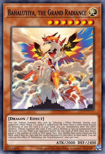 1st Edition, Dragon, Effect Monster, Light, Lightning Overdrive, Starlight Rare Bahalutiya, the Grand Radiance [LIOV-EN023] Starlight Rare - Trading Card World