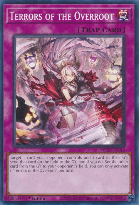 1st Edition, Common, Dueling Heroes Collectors Tin - Mega Pack (25th Anniversary Edition), Normal Trap, Trap Terrors of the Overroot [MP23-EN146] Common - Trading Card World