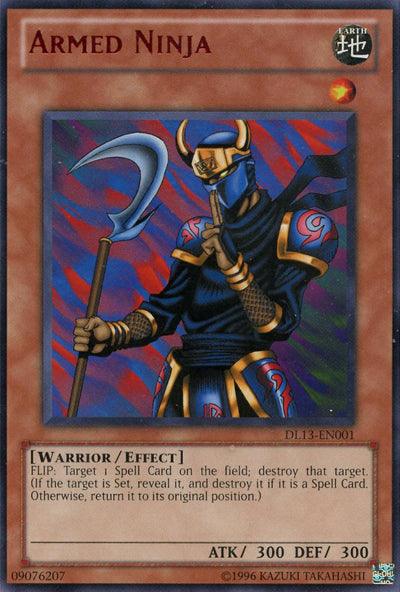 Duelist League Promo, Earth, Effect Monster, Rare, Unlimited, Warrior Armed Ninja (Red) [DL13-EN001] Rare - Trading Card World