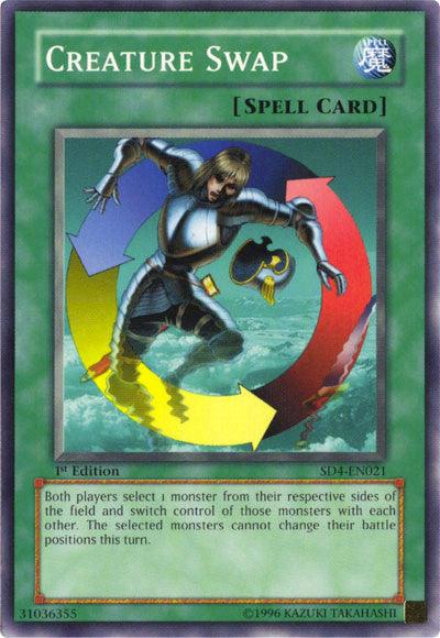 1st Edition, Common, Normal Spell, Spell, Structure Deck: Fury from the Deep Creature Swap [SD4-EN021] Common - Trading Card World
