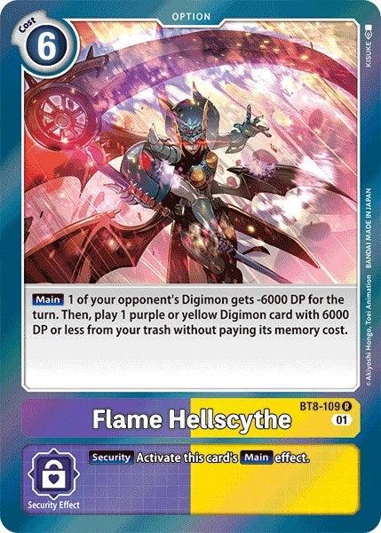 BT8-109, Option, Rare, Revision Pack Cards, Yellow;Purple Flame Hellscythe [BT8-109] [Revision Pack Cards] - Trading Card World