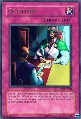 Normal Trap, Pharaoh's Servant, Trap, Ultra Rare, Unlimited Ceasefire [PSV-EN030] Ultra Rare - Trading Card World