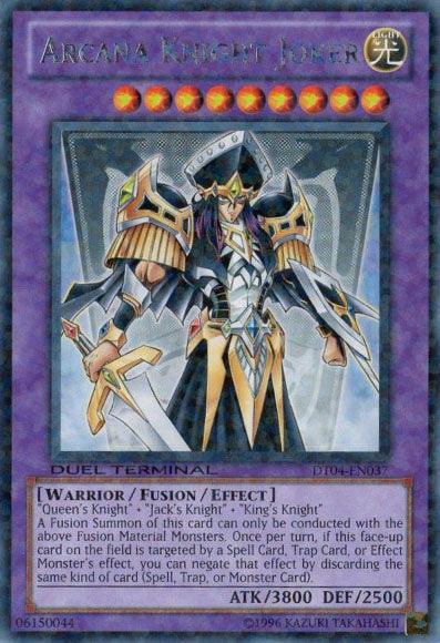 Duel Terminal 4, Fusion/Effect Monster, Light, Limited, Rare, Warrior Arcana Knight Joker [DT04-EN037] Rare - Trading Card World
