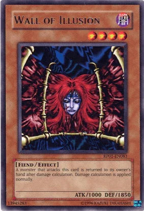 Common, Dark, Effect Monster, Fiend, Retro Pack 1, Unlimited Wall of Illusion [RP01-EN083] Common - Trading Card World