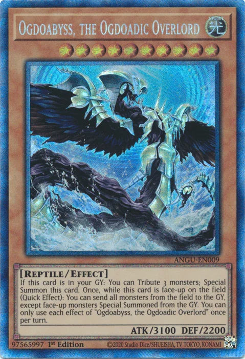 1st Edition, Ancient Guardians, Collector's Rare, Effect Monster, Light, Reptile Ogdoabyss, the Ogdoadic Overlord (Collector's Rare) [ANGU-EN009] Collector's Rare - Trading Card World