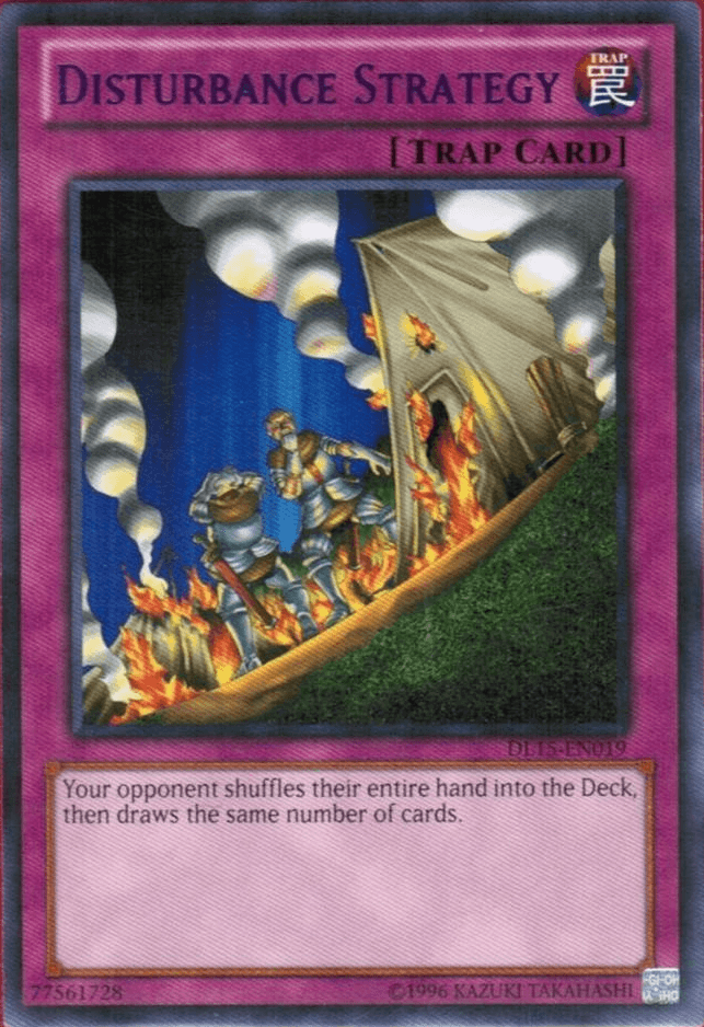 Duelist League Promo, Normal Trap, Rare, Trap, Unlimited Disturbance Strategy (Blue) [DL15-EN019] Rare - Trading Card World