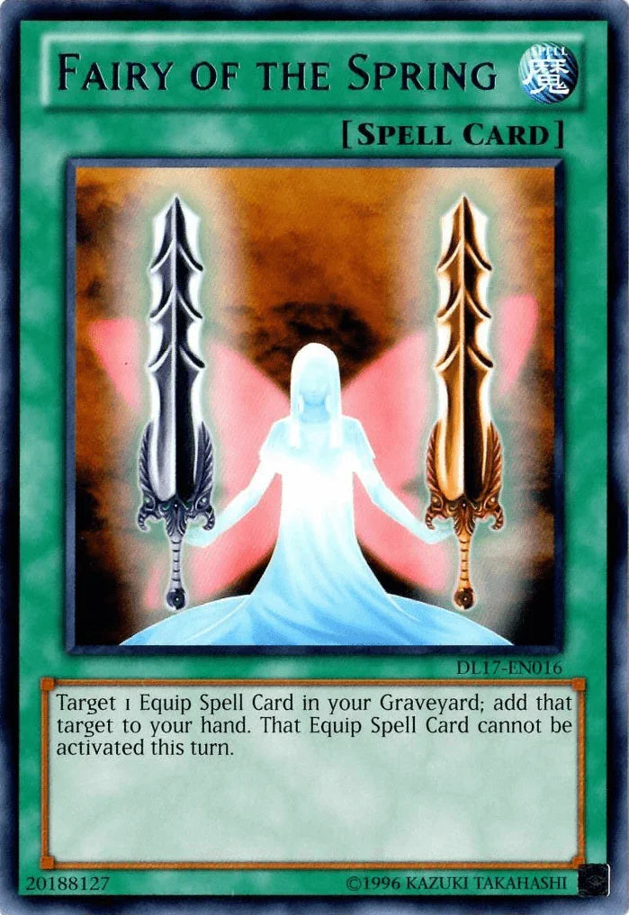 Duelist League Promo, Normal Spell, Rare, Spell, Unlimited Fairy of the Spring (Blue) [DL17-EN016] Rare - Trading Card World