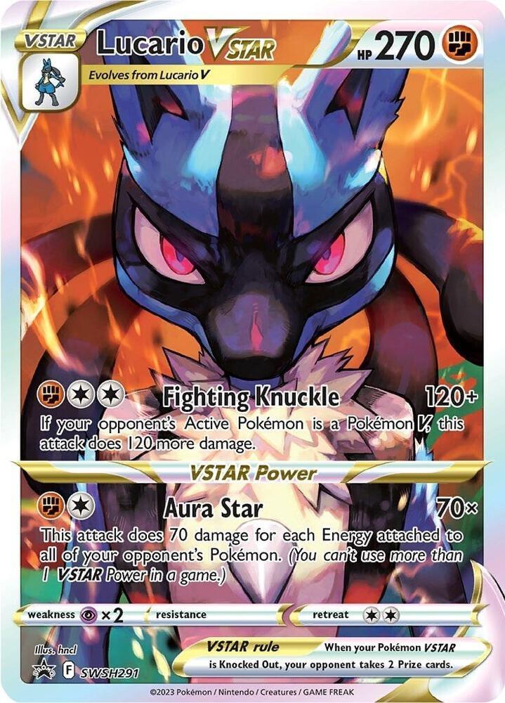 Sword & Shield: Black Star Promos Lucario VSTAR (SWSH291) [Sword & Shield: Black Star Promos] - Trading Card World