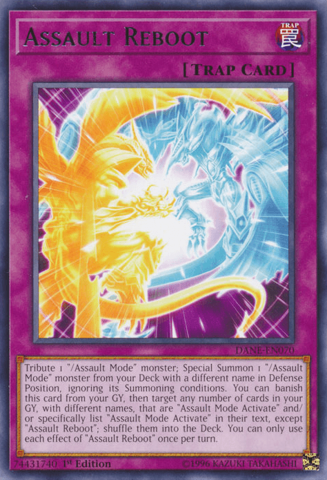 1st Edition, Dark Neostorm, Normal Trap, Rare, Trap, Unlimited Assault Reboot [DANE-EN070] Rare - Trading Card World