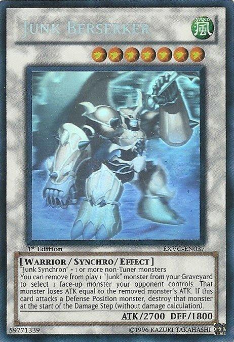 1st Edition, Extreme Victory, Ghost Rare, Synchro/Effect Monster, Unlimited, Warrior, Wind Junk Berserker [EXVC-EN037] Ghost Rare - Trading Card World