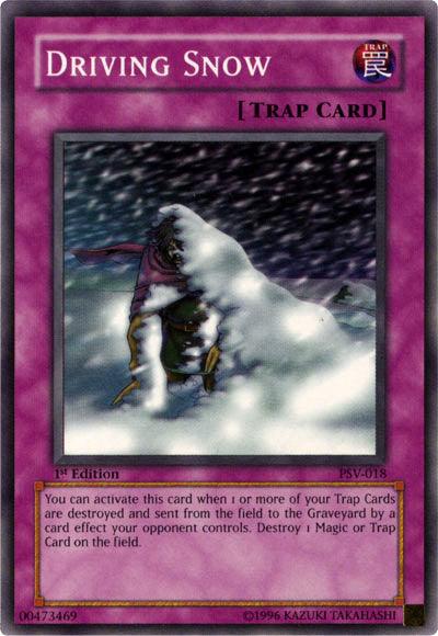 1st Edition, Common, Normal Trap, Pharaoh's Servant, Trap, Unlimited Driving Snow [PSV-018] Common - Trading Card World