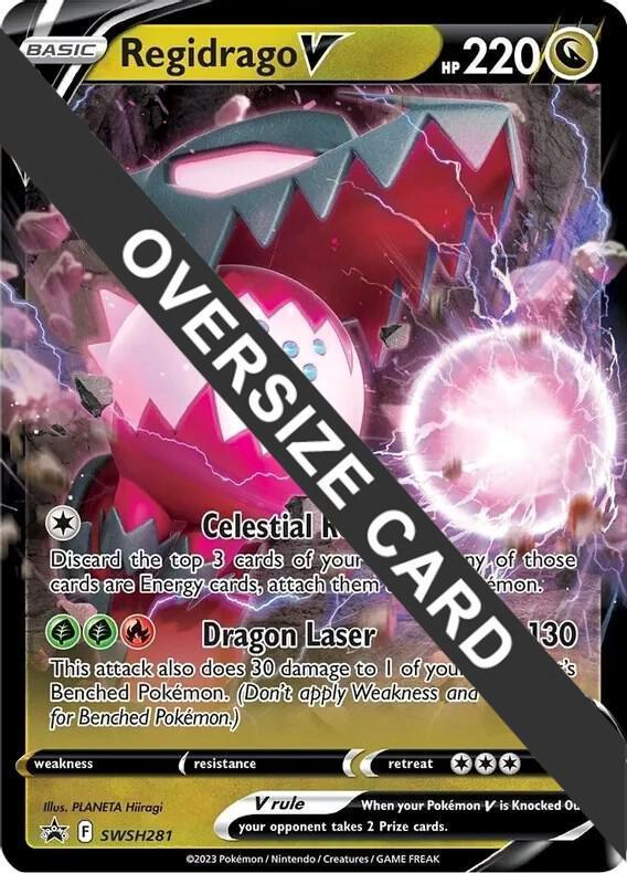 Sword & Shield: Black Star Promos Regidrago V (SWSH281) (Jumbo Card) [Sword & Shield: Black Star Promos] - Trading Card World