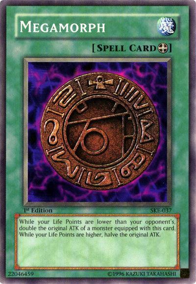 1st Edition, Common, Equip Spell, Spell, Starter Deck: Kaiba Evolution, Unlimited Megamorph [SKE-037] Common - Trading Card World