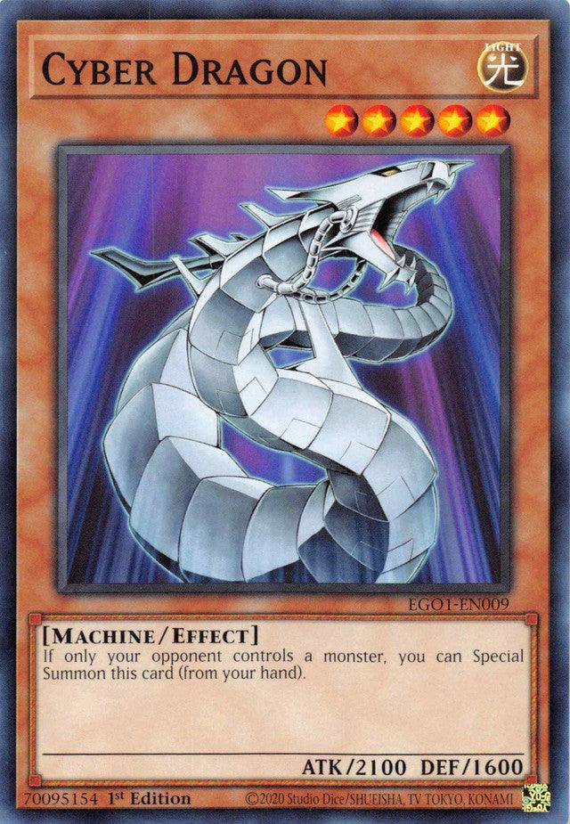 Common, Effect Monster, Egyptian God Deck: Obelisk the Tormentor Unlimited, Light, Machine, Unlimited Cyber Dragon [EGO1-EN009] Common - Trading Card World