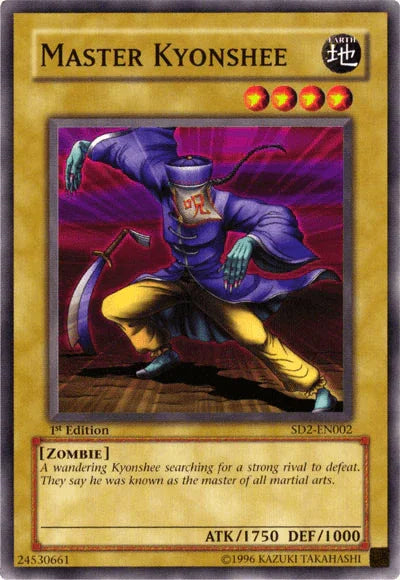 1st Edition, Common, Earth, Normal Monster, Structure Deck: Zombie Madness, Unlimited, Zombie Master Kyonshee [SD2-EN002] Common - Trading Card World