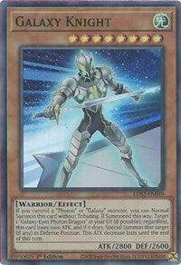1st Edition, Effect Monster, Legendary Duelists: Season 2, Light, Ultra Rare, Warrior Galaxy Knight (Green) [LDS2-EN049] Ultra Rare - Trading Card World