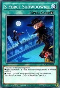 1st Edition, Blazing Vortex, Common, Quick-Play Spell, Spell S-Force Showdown [BLVO-EN058] Common - Trading Card World