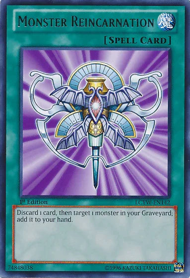 1st Edition, Legendary Collection 3: Yugi's World, Normal Spell, Rare, Spell, Unlimited Monster Reincarnation [LCYW-EN142] Rare - Trading Card World