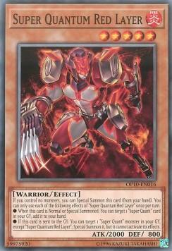 Common, Effect Monster, Fire, OTS Tournament Pack 10, Unlimited, Warrior Super Quantum Red Layer [OP10-EN016] Common - Trading Card World