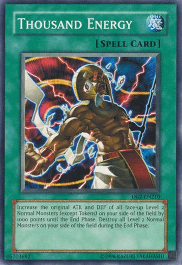 Common, Dark Revelation Volume 2, Normal Spell, Spell, Unlimited Thousand Energy [DR2-EN210] Common - Trading Card World