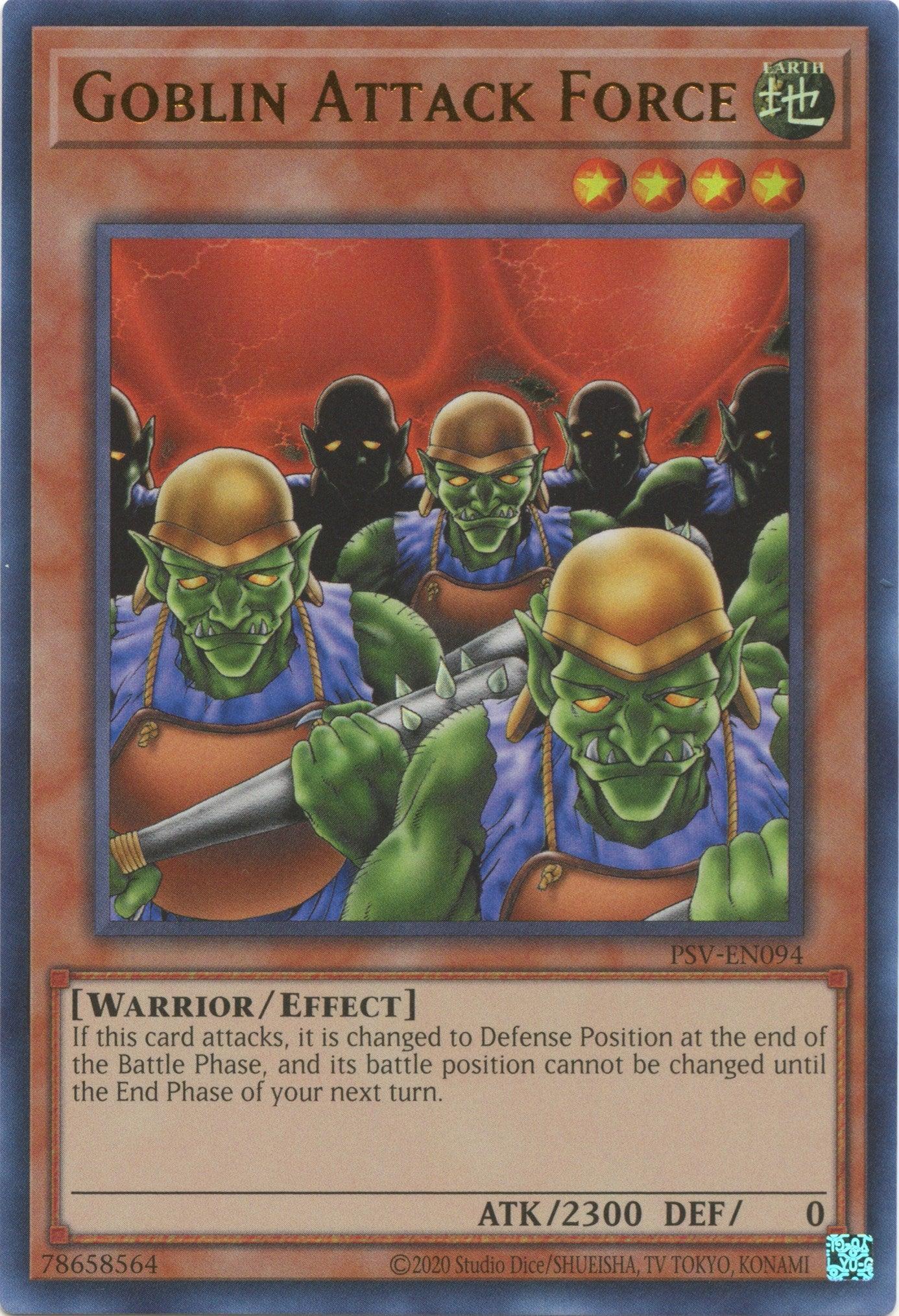 Earth, Effect Monster, Pharaoh's Servant (25th Anniversary Edition), Ultra Rare, Unlimited, Warrior Goblin Attack Force (25th Anniversary) [PSV-EN094] Ultra Rare - Trading Card World