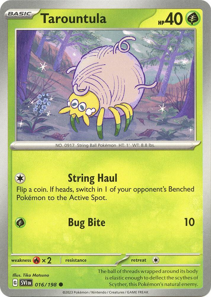 Scarlet & Violet: Base Set Tarountula (016/198) [Scarlet & Violet: Base Set] - Trading Card World