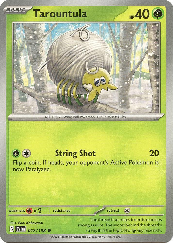 Scarlet & Violet: Paldea Evolved Tarountula (017/193) [Scarlet & Violet: Paldea Evolved] - Trading Card World