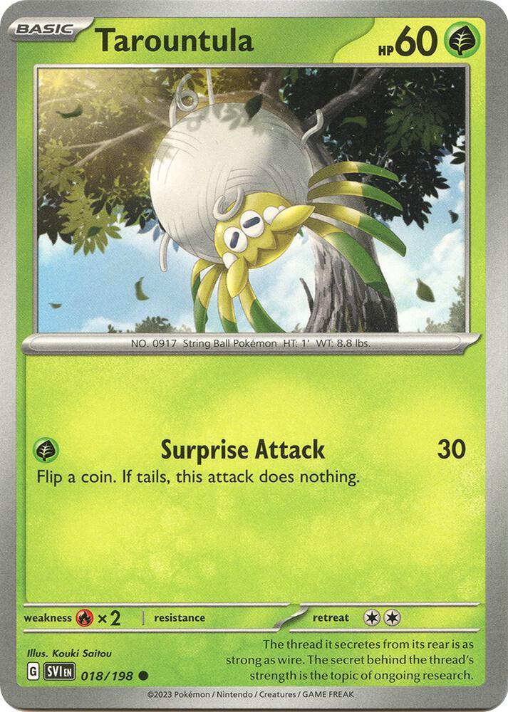 Scarlet & Violet: Base Set Tarountula (018/198) [Scarlet & Violet: Base Set] - Trading Card World