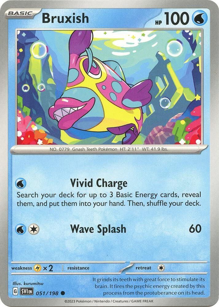 Scarlet & Violet: Base Set Bruxish (051/198) [Scarlet & Violet: Base Set] - Trading Card World