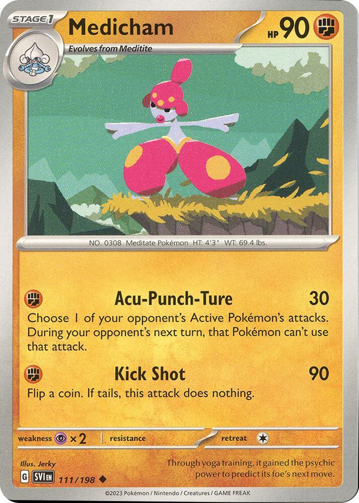 Scarlet & Violet: Base Set Medicham (111/198) [Scarlet & Violet: Base Set] - Trading Card World