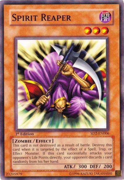 1st Edition, Common, Dark, Effect Monster, Structure Deck: Zombie Madness, Unlimited, Zombie Spirit Reaper [SD2-EN006] Common - Trading Card World