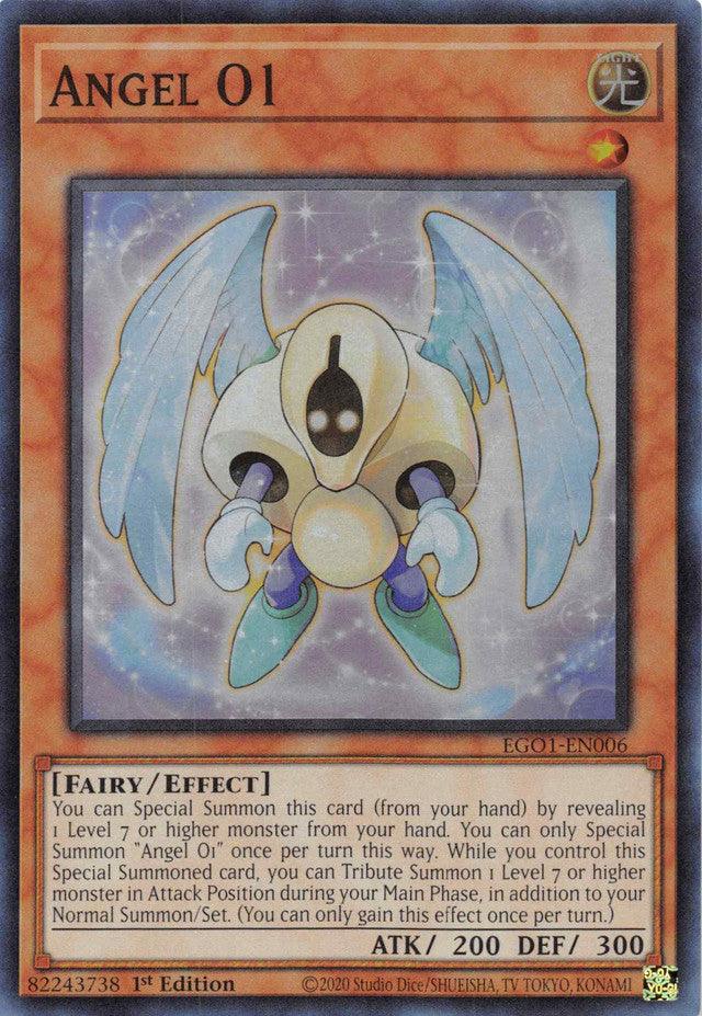 Effect Monster, Egyptian God Deck: Obelisk the Tormentor Unlimited, Fairy, Light, Super Rare, Unlimited Angel O1 [EGO1-EN006] Super Rare - Trading Card World