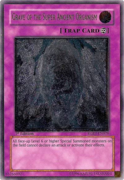 1st Edition, Continuous Trap, Raging Battle, Trap, Ultimate Rare, Unlimited Grave of the Super Ancient Organism [RGBT-EN078] Ultimate Rare - Trading Card World