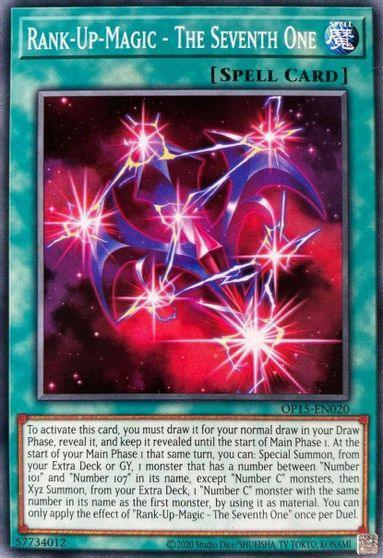 Common, Effect, OTS Tournament Pack 15, Spell, Unlimited Rank-Up-Magic - The Seventh One [OP15-EN020] Common - Trading Card World