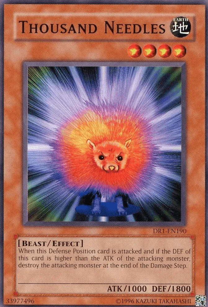 Beast, Common, Dark Revelation Volume 1, Earth, Effect Monster, Unlimited Thousand Needles [DR1-EN190] Common - Trading Card World