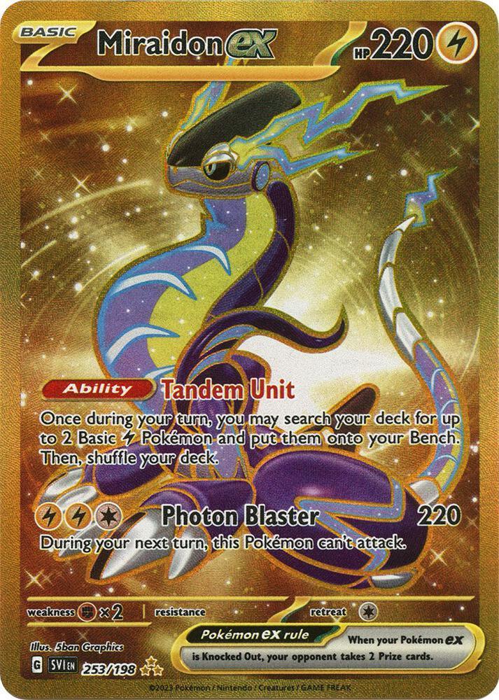 Scarlet & Violet: Base Set Miraidon ex (253/198) [Scarlet & Violet: Base Set] - Trading Card World
