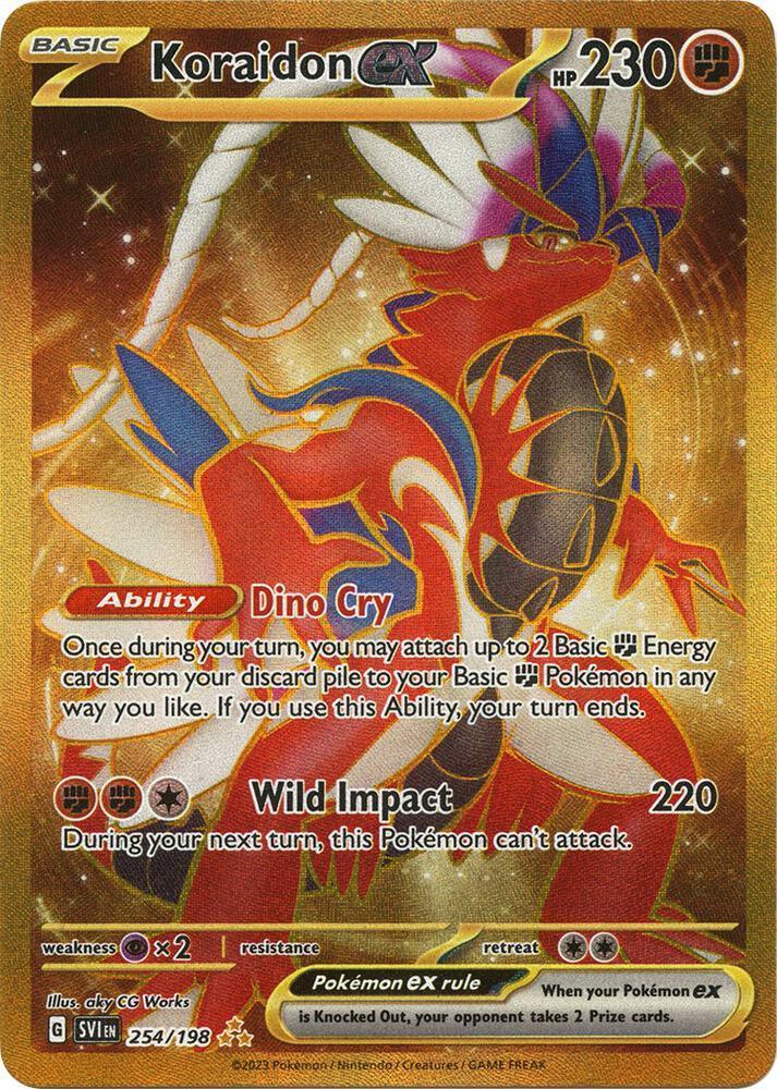 254, Scarlet & Violet: Base Set Koraidon ex (254/198) [Scarlet & Violet: Base Set] - Trading Card World