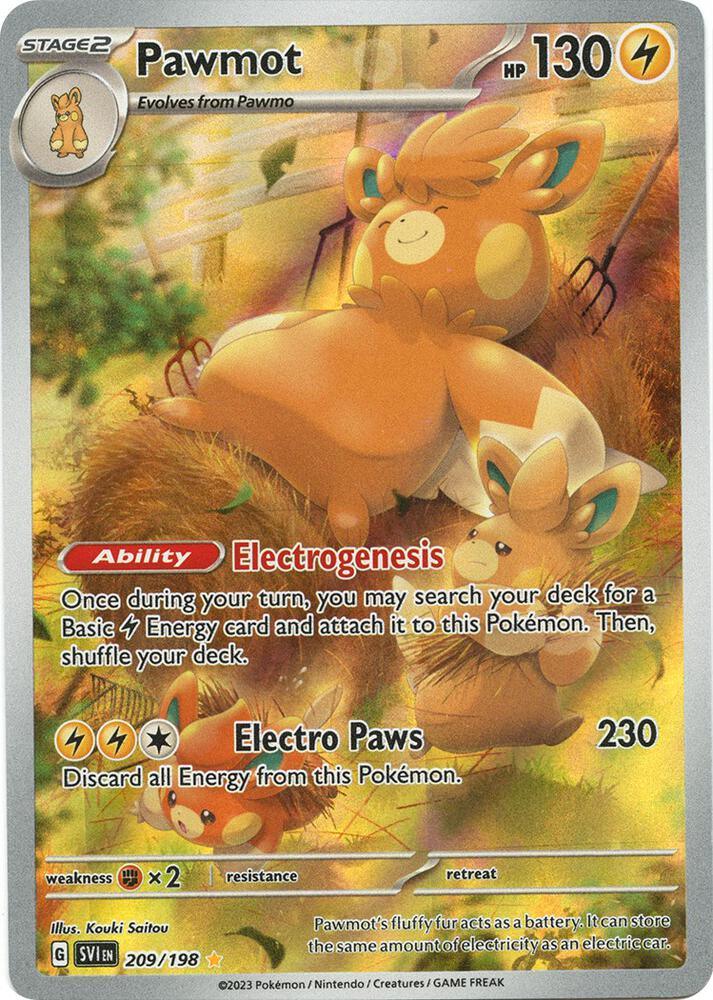 Scarlet & Violet: Base Set Pawmot (209/198) [Scarlet & Violet: Base Set] - Trading Card World