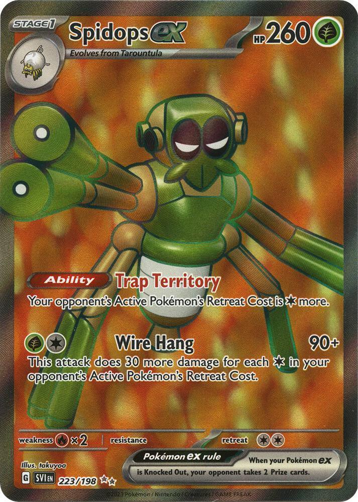 Scarlet & Violet: Base Set Spidops ex (223/198) [Scarlet & Violet: Base Set] - Trading Card World