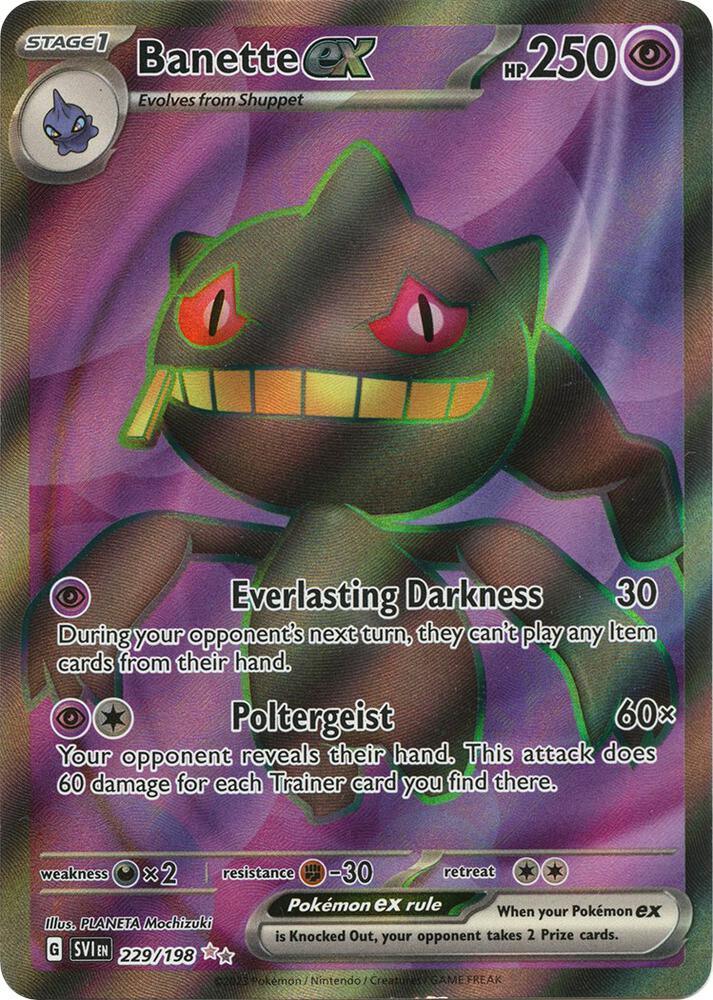 Scarlet & Violet: Base Set Banette ex (229/198) [Scarlet & Violet: Base Set] - Trading Card World