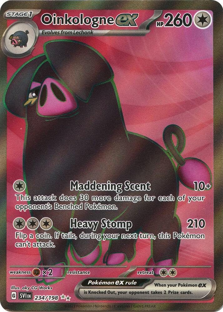 Scarlet & Violet: Base Set Oinkologne ex (234/198) [Scarlet & Violet: Base Set] - Trading Card World
