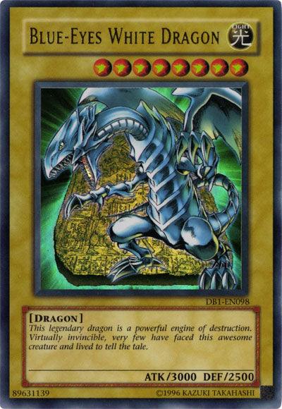 Dark Beginning 1, Dragon, Light, Normal Monster, Ultra Rare, Unlimited Blue-Eyes White Dragon [DB1-EN098] Ultra Rare - Trading Card World