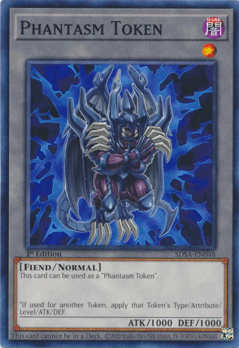 1st Edition, Common, Dark, Fiend, Normal Monster, Structure Deck: Sacred Beasts Phantasm Token [SDSA-EN048] Common - Trading Card World