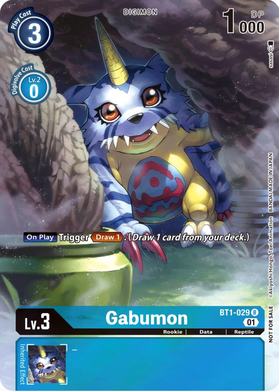 Blue, BT1-029, Data, Digimon, Rare, Release Special Booster Promos, Reptile, Rookie Gabumon [BT1-029] (Official Tournament Pack Vol.9) [Release Special Booster Promos] - Trading Card World