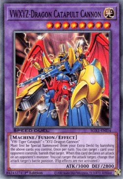 1st Edition, Common, Fusion/Effect Monster, Light, Machine, Speed Duel GX: Duel Academy Box VWXYZ-Dragon Catapult Cannon [SGX1-ENI14] Common - Trading Card World