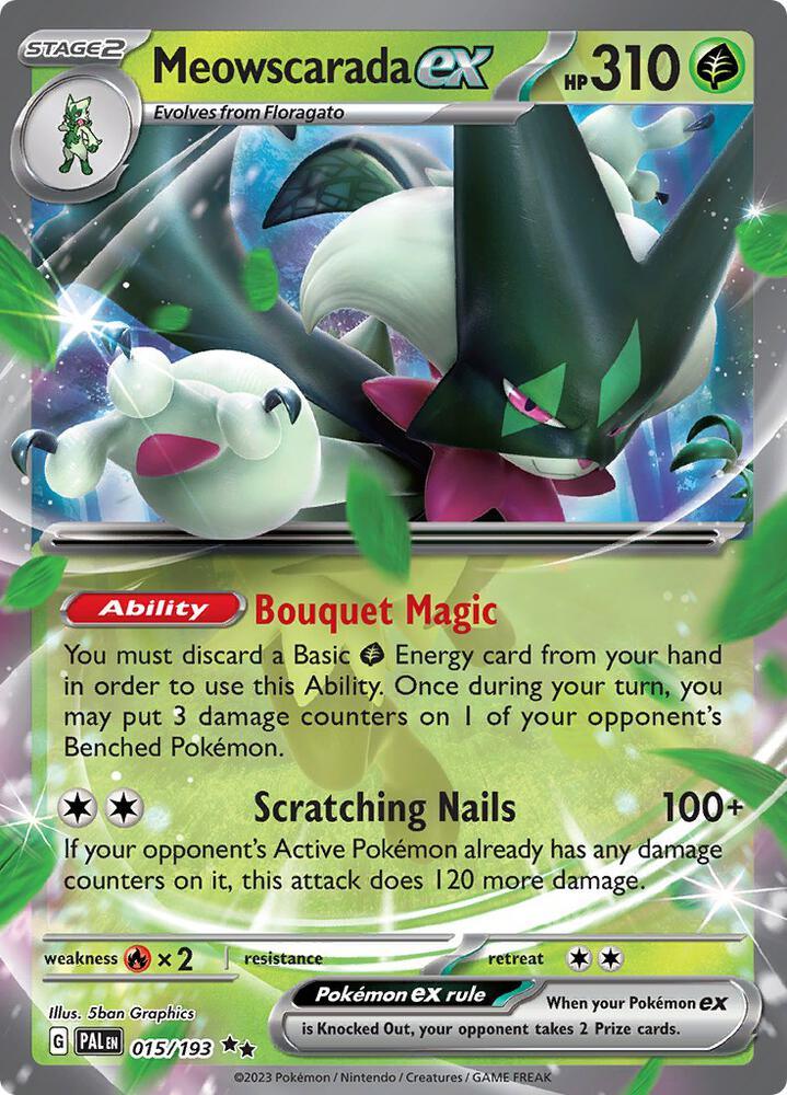 Scarlet & Violet: Paldea Evolved Meowscarada ex (015/193) [Scarlet & Violet: Paldea Evolved] - Trading Card World